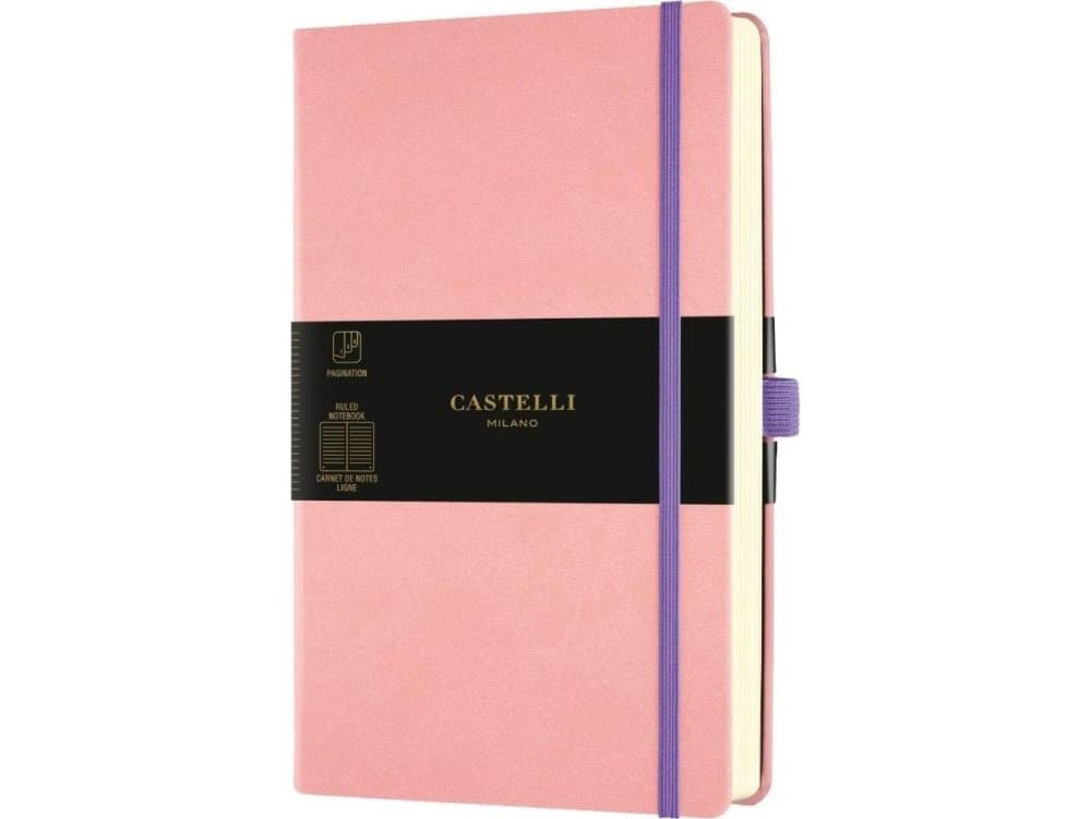 Castelli Notebook 13x21cm Castelli Aquarela Cipria line