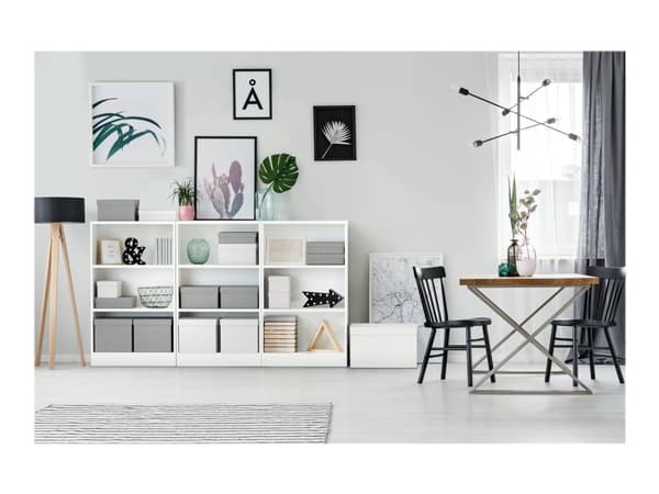 Esselte - Presentkartong - medelstor - 36 cm x 26.5 cm x 10 cm - grå - paket med 3