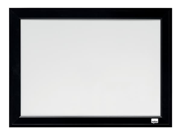 Nobo Quartet - Whiteboard - veggmonterbar - 585 x 430 mm - svart ramme