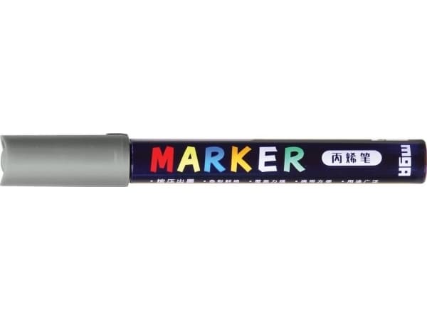 M&G 2mm acrylic marker silver
