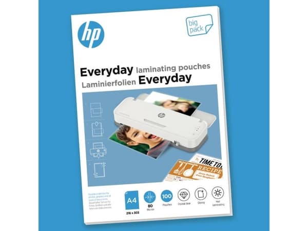 HP 9154, Transparent, Glansigt, DIN A4, 216 mm x 303 mm, 0,08 mm, 220 mm, 307 mm