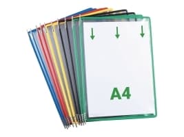 Lommer, DJOIS t-technic, A4, ass. farver, pakke a 10 stk