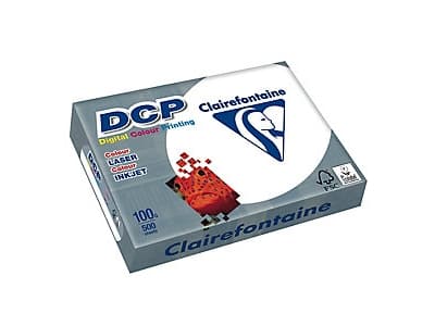 Clairefontaine 1821C, Laser-/Inkjet-utskrift, A4 (210x297 mm), 500 ark, 100 g/m², Hvit, 110 µm