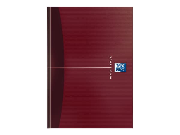 Oxford Office Essentials - Notisbok - A5 - 96 ark - hvitt papir - linjert - tilgjengelig i ulike farger - kartong