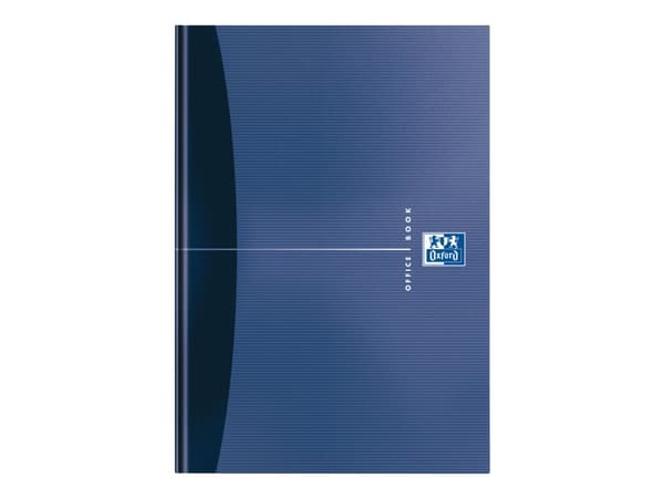 Oxford Office Essentials - Notisbok - A5 - 96 ark - hvitt papir - linjert - tilgjengelig i ulike farger - kartong