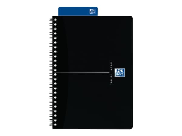 Notesbog Oxford Smart Black, A5, linjeret