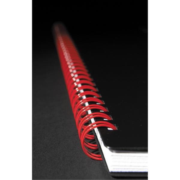 Notesbog oxford black n' red, a5, linjeret, spiral