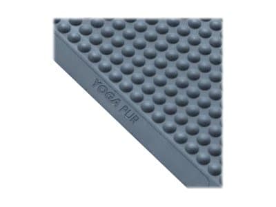 Matting Yoga PUR - Gulvmatte - rektangulær - 60 x 45 cm - antrasitt