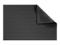 Matting Yoga PUR - Gulvmatte - rektangulær - 60 x 45 cm - antrasitt