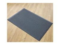 Matting Yoga PUR - Gulvmatte - rektangulær - 60 x 45 cm - antrasitt