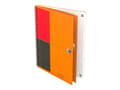 Miniatyrbild 1 av 4: Oxford International NoteBook Connect - Anteckningsblock - trådbunden - B5 - 80 ark / 160 sidor - vitt - linjerad - 2 hål - kartong