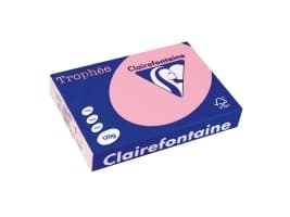 Farget papir Trophée, A4, 120g, rosa 1210, pakke med 250 ark