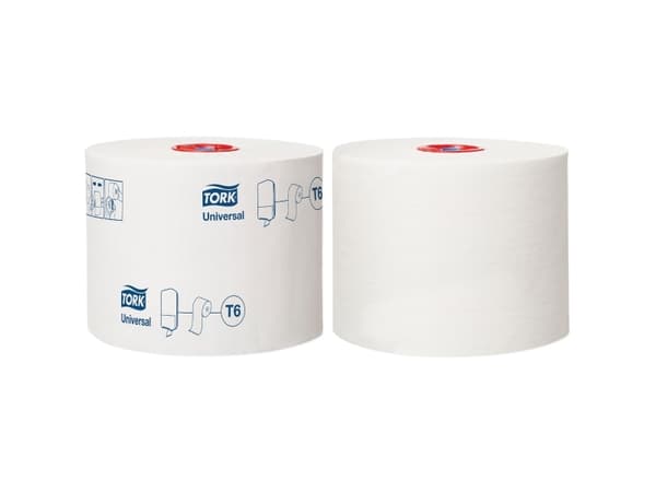 Toiletpapir Tork® Mid-Size Universal T6, 127540, 1-lags, pakke a 27 stk.