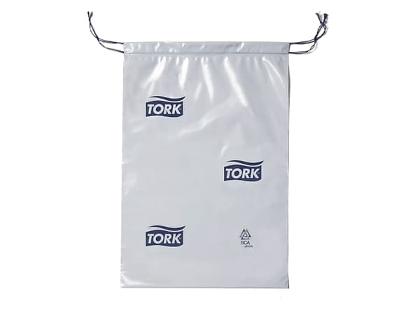 Tork - Søppeldunkfôr - trekksnor - 5 L - polyetylen - grå - pakke av 50