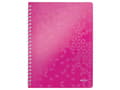 Miniatyrbilde 1 av 2: Notesbog Leitz WOW, A4, linjeret, pink