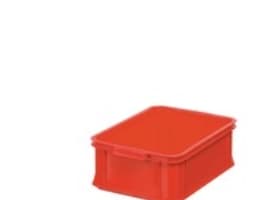 Opbevaringskasse, 14,7 x 30 x 40 cm, plast, rød, 13 L