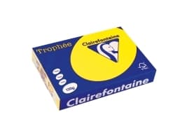 Farvet papir trophée, a4, 120g, solgul 1292, pakke a 250 ark