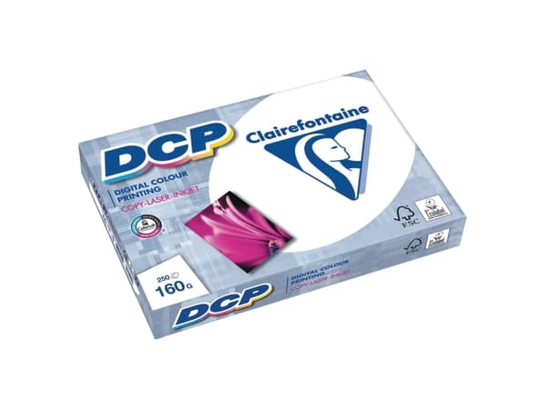 Clairefontaine 1843C, Laser-/Mustesuihkutulostus, A3 (297x420 mm), 250 arkkia, 160 g/m², Valkoinen, 160 µm