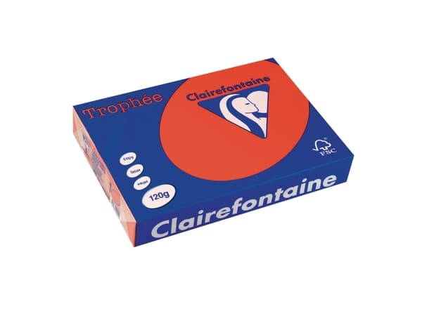 Farvet papir Trophée, A4, 120g, paino 1227, pakkaus 250 arkki