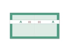 Mayland - Kupongbok - 100 ark - 200 skjemaer - 130 x 70 mm - nummerert