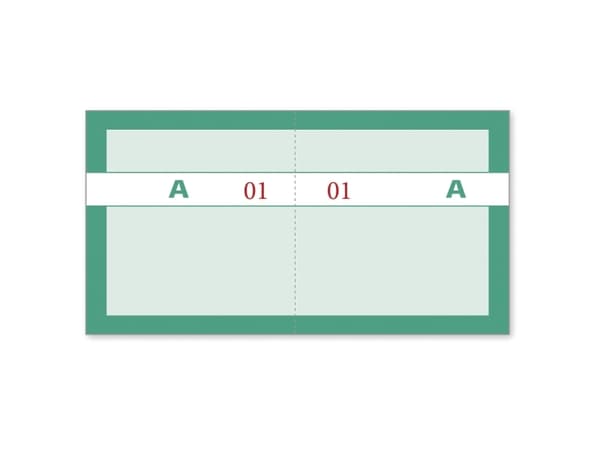 Mayland - Kupongbok - 100 ark - 200 skjemaer - 130 x 70 mm - nummerert