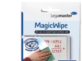 Legamaster MagicWipe, Mikrokuitu, Valkoinen, 125 mm, 95 mm, 125 mm, 22,5 g