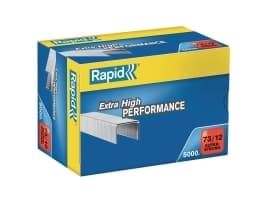 Staples rapid, 73/12, superstarkt, förpackning med 5 000 st.