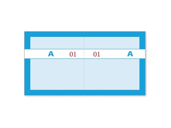 Mayland - Kupongbok - 100 ark - 200 skjemaer - 130 x 70 mm - nummerert