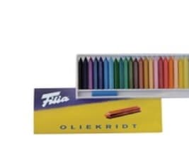 Oljekrita filia med spets box med 12 stycken