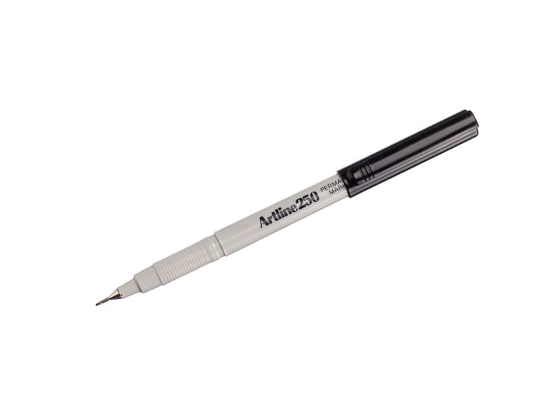 Permanent marker Artline 250, rund, sort