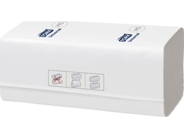 Håndklædeark Tork H5 PeakServe® Continuous™ Universal 1-lag hvid - (12 pakker x 410 stk./karton)