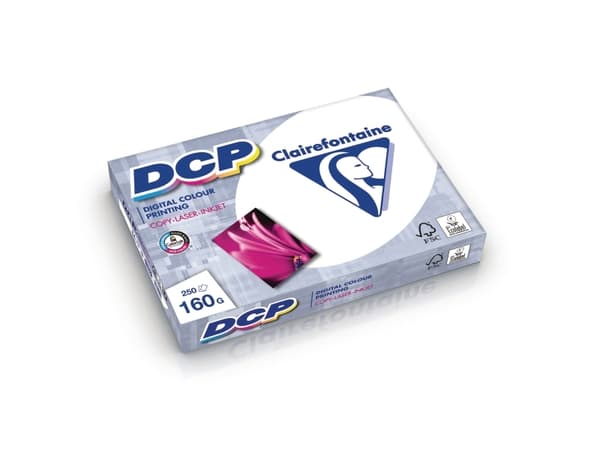Clairefontaine 1842C, Laser-/Inkjet-utskrift, A4 (210x297 mm), 250 ark, 160 g/m², Hvit, 160 µm