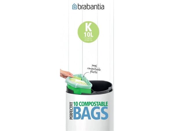 Brabantia 8710755364983, 10 l, Grønn, Belgia, 580 mm, 360 mm, 10 stykker