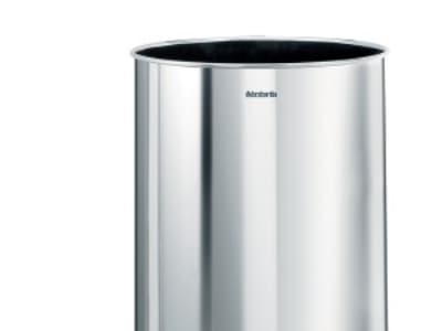 Brabantia - Avfallskurv - rund - 15 L - glanset stål