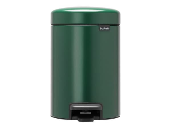 Brabantia newIcon - Søppelbøtte - flipp-lokk - 3 L - fotpedal - furugrønn