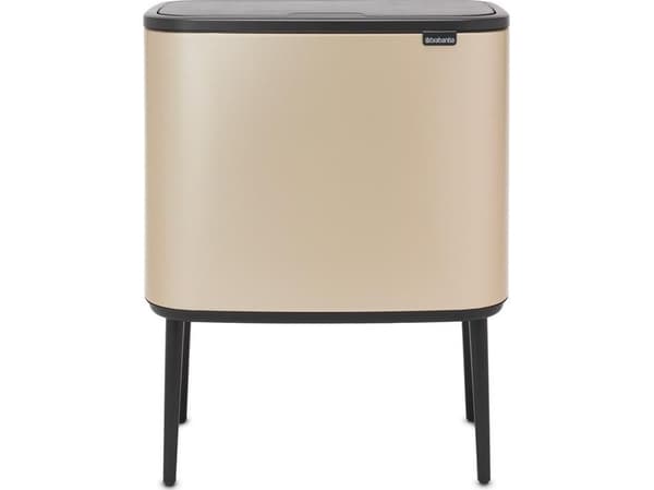 Brabantia POUBELLE 11+23L CHAMPAGNE