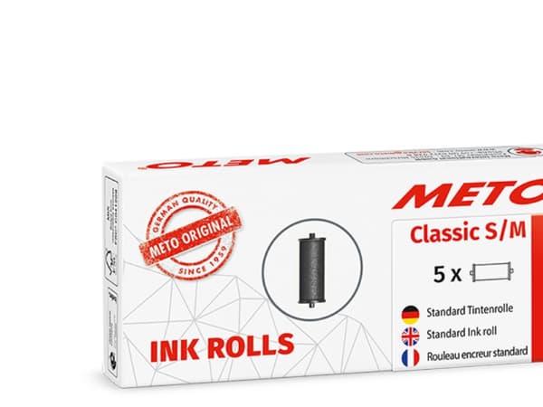 METO Bläckrulle för prispistol 9506060 Svart
