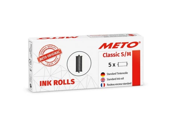 METO Bläckrulle för prispistol 9506060 Svart