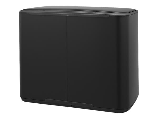 Brabantia Bo - Søppelbøtte - flipp-lokk - 34 L - fotpedal - matt svart