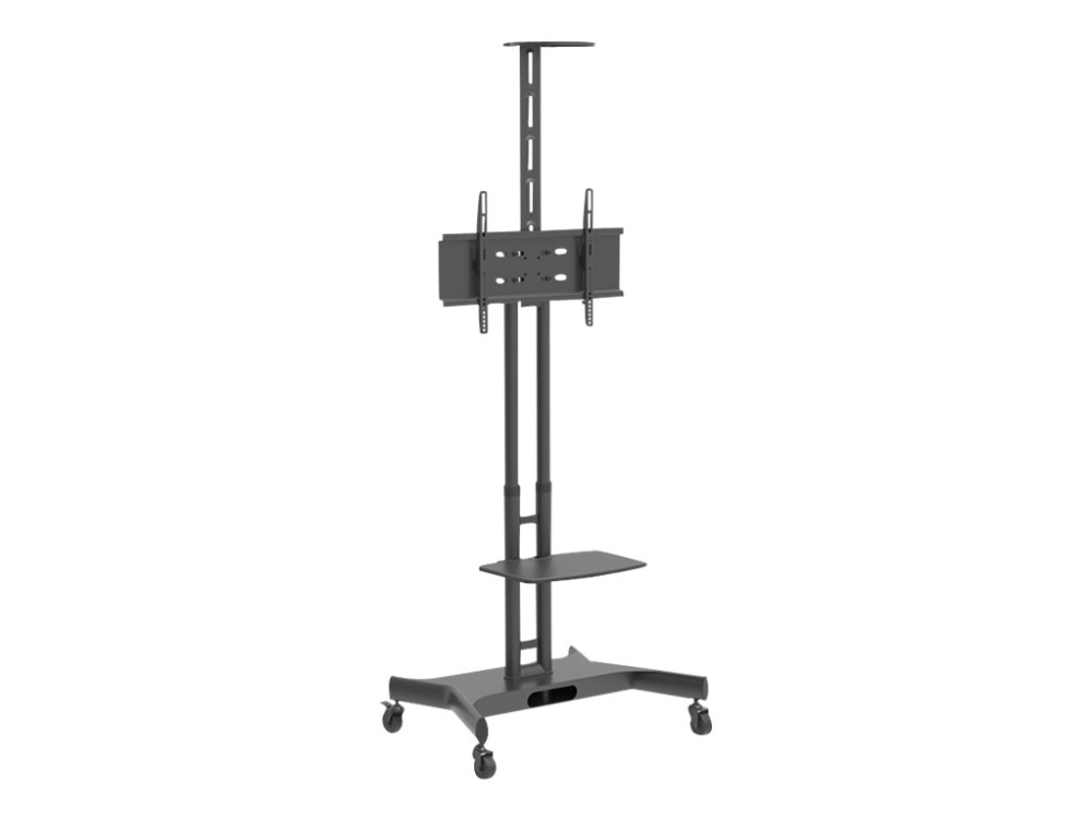 HAGOR HP Twin Stand - Vagn - för LCD-monitor/kamera - svart - skärmstorlek: 32"-55" - monteringsgränssnitt: upp till 600 x 400 mm