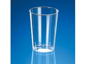 Plastglas 7 cl 60 mm Ø50 mm PS Klar,45 ps x 45 stk/krt
