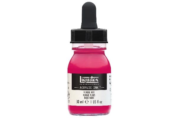Proff. acrylic ink 30ml rubine red 388