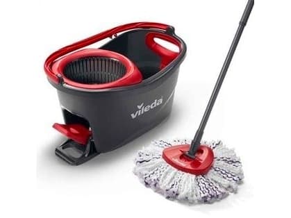 Vileda 4023103227446 moppesystem &amp; spand Enkelt beholder Sort, Rød
