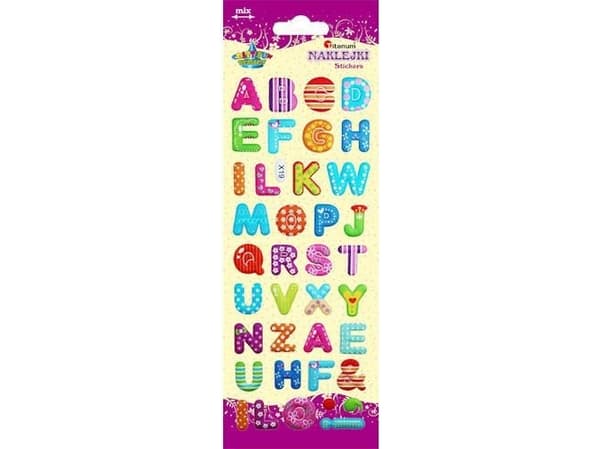 Titanum Stickers for decoration - alphabet (TITA4790)