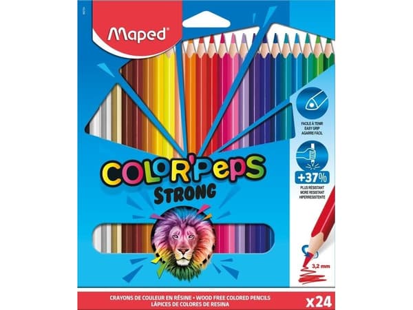 Maped CF24, Multifärg, 24 styck