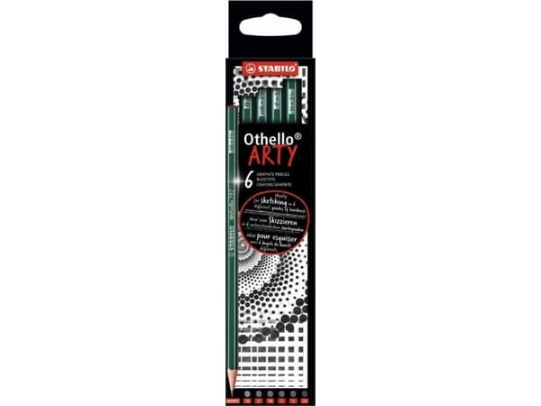 STABILO Othello ARTY, Multi, Grønn, Sekskantet, Kunst, Hobby, Kontor, Skole, 3 mm, 9 mm