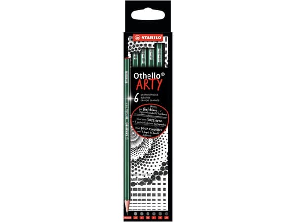 STABILO Othello ARTY, Multi, Grønn, Sekskantet, Kunst, Hobby, Kontor, Skole, 3 mm, 9 mm