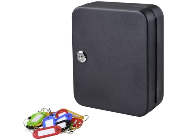 Sygonix Key Locker SY-4737740 Antal krokar 20 Svart