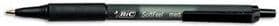 Bic Soft Feel uttrekkbar kulepenn medium svart