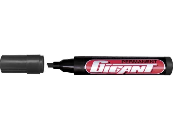 Kamet Permanent marker GIGANT chisel tip black (KM5071)